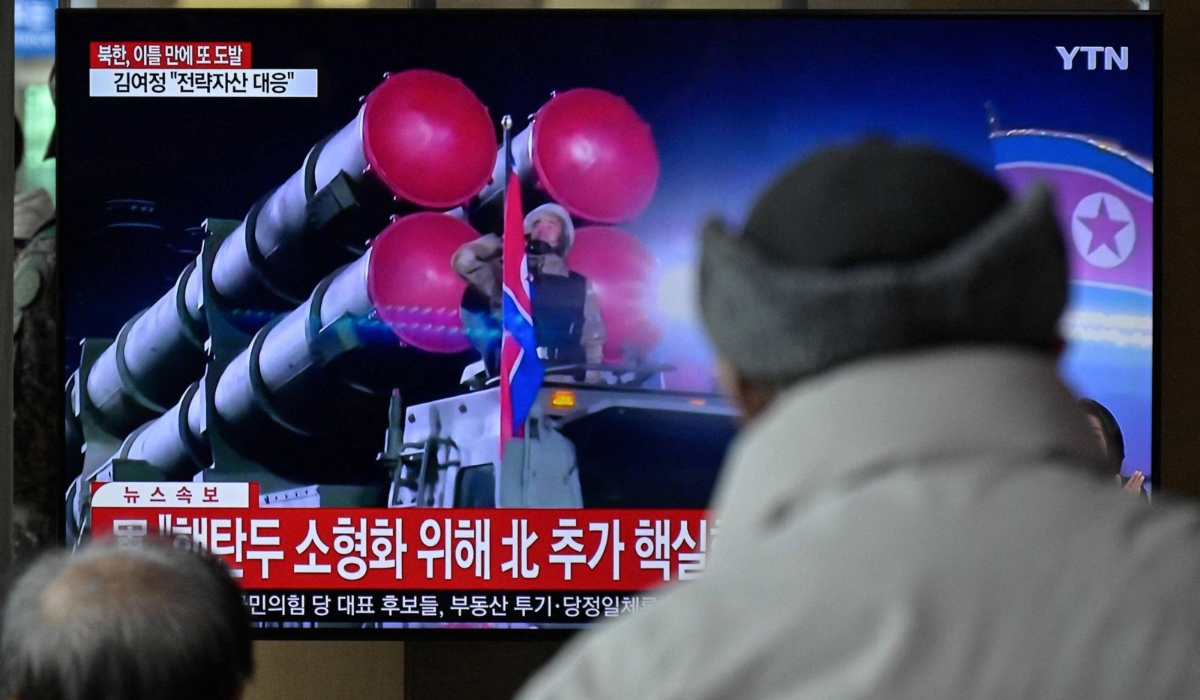 North Korea launches two ballistic missiles